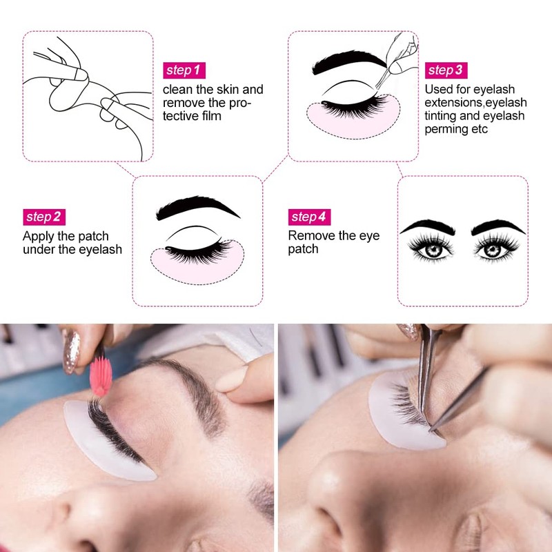 Lunamoon 150 Pairs Eye Pads for Eyelash Extension Pads Eyelash
