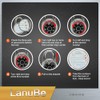 LanuBe Standard Dial Combination Lock, 2 in. Wide, with Different