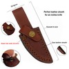 Leather Sheath for 6 inch Knife Made from Cowhide, Sheath