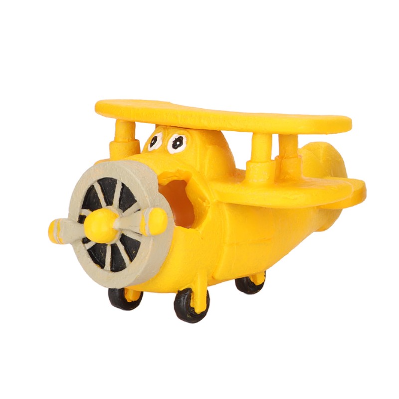 Aquarium Resin Airplane Castle Decoration Simulation Safe Cartoon Fish Tank