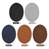 Repair Patches, 10pcs 5 Colors Oval Suede Elbow Patches Oval