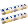 MEDca 7-Day Pill Planner - Extra Large Pill Organizer with