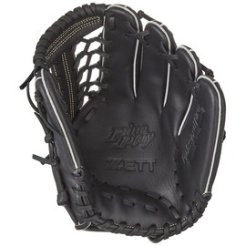 ZETT BSGB3910AZ Soft Baseball Softball Glove Fine Play All-Round Black Sewing Thread: Champagne Gold, Right Throw