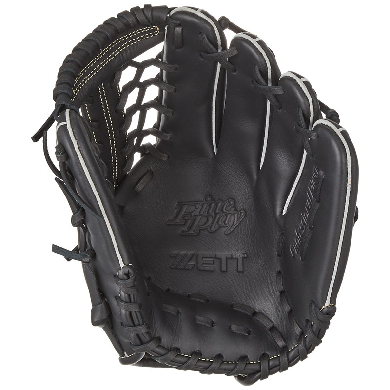 ZETT BSGB3910AZ Soft Baseball Softball Glove Fine Play All-Round Black