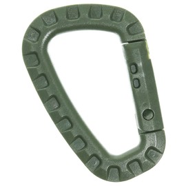 PARACORD PLANET Heavy Duty Carabiner Clip | Large Carabiner for Camping Accessories, Survival Kit (Olive Drab, 5 Pack)
