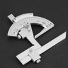 Universal Carbon Steel Vernier Bevel Protractor 0-320° Exactness Angle Measuring