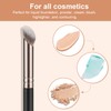 TEOYALL Contour Conceal Brush Set, 3PCS Angled Synthetic Under Eye