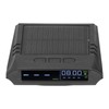 Smart HUD Display Digital Solar Charged Displays Time Temp Over