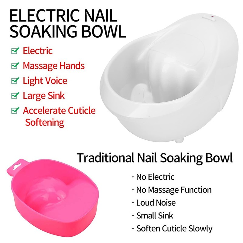 Electric Hand Bath, Manicure Table with Massage Function, Professional Manicure