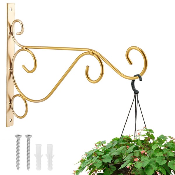 HERCHR Plant Hanger Wall Hooks, Hanging Bracket, Plant Hooks Hanging