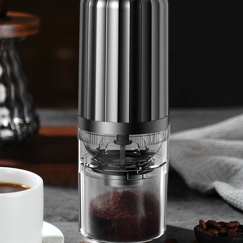 Electric Coffee Grinder Household Cordless USB Full Automatic Adjustable Burr
