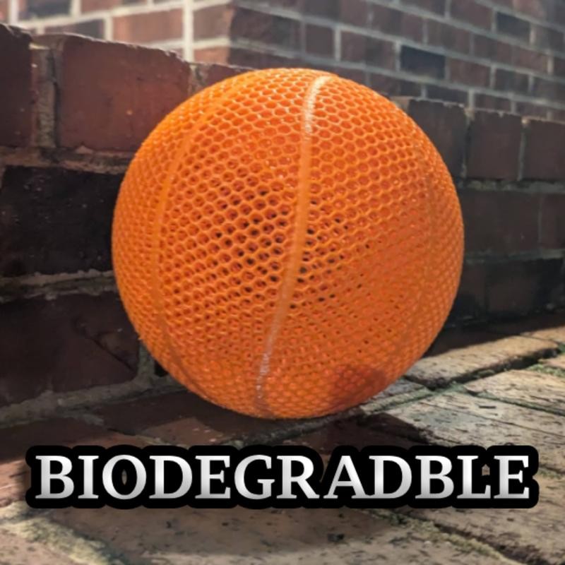 Indoor Airless Basketball - Quiet - Durable - High Bounce