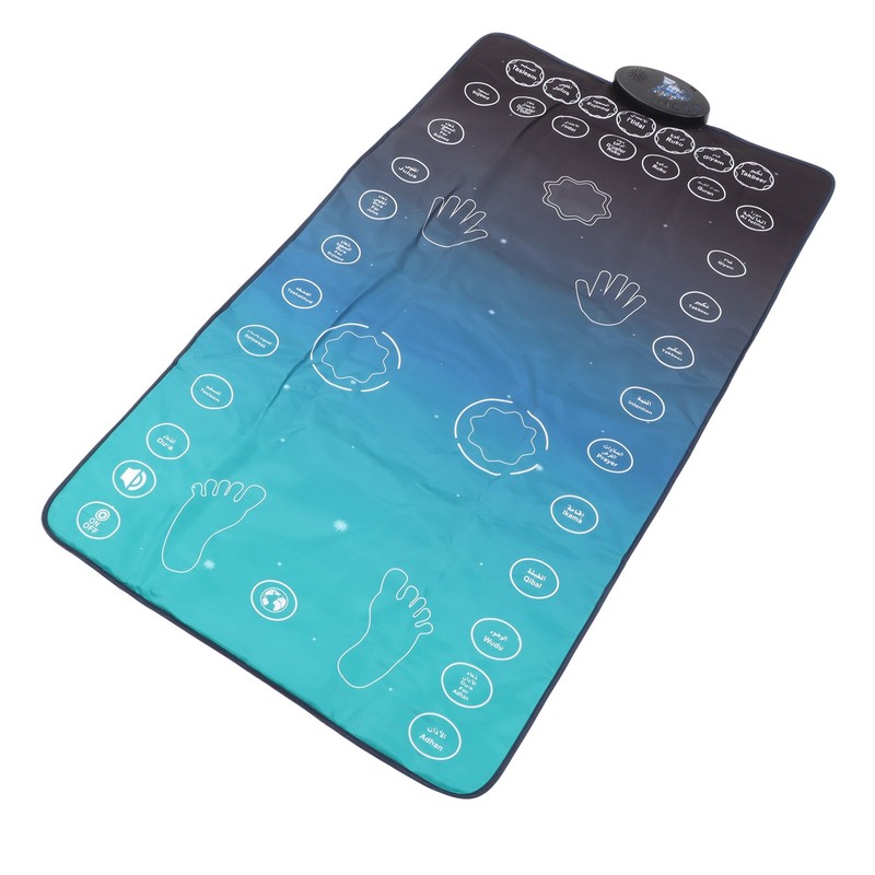 Electronic Muslim Prayer Mat 7 Languages Smart Touch Sensitive Educational