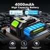 V-MODEST Lithium Battery 4.0Ah 21V Suitable for 6inch/8inch Mini Chainsaw