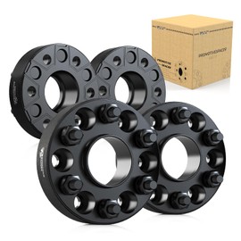 6x5.5 Wheel Spacer 1.5" for 1995-2024 Tacoma/4Runner- 6 Lug 6x139.7 CNC Forged Spacers 38mm with M12x1.5 Studs & 106mm Hub Bore Fits Tundra/FJ Cruiser/Sequoia & Lexus GX460/GX470-4PCS