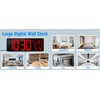 TXL 17.2'' Bluetooth Large LED Digital Wall Clock, Large Display