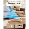 Aecooly Touch Control Desk Fan, 100 Speeds Quiet Bedroom Digital