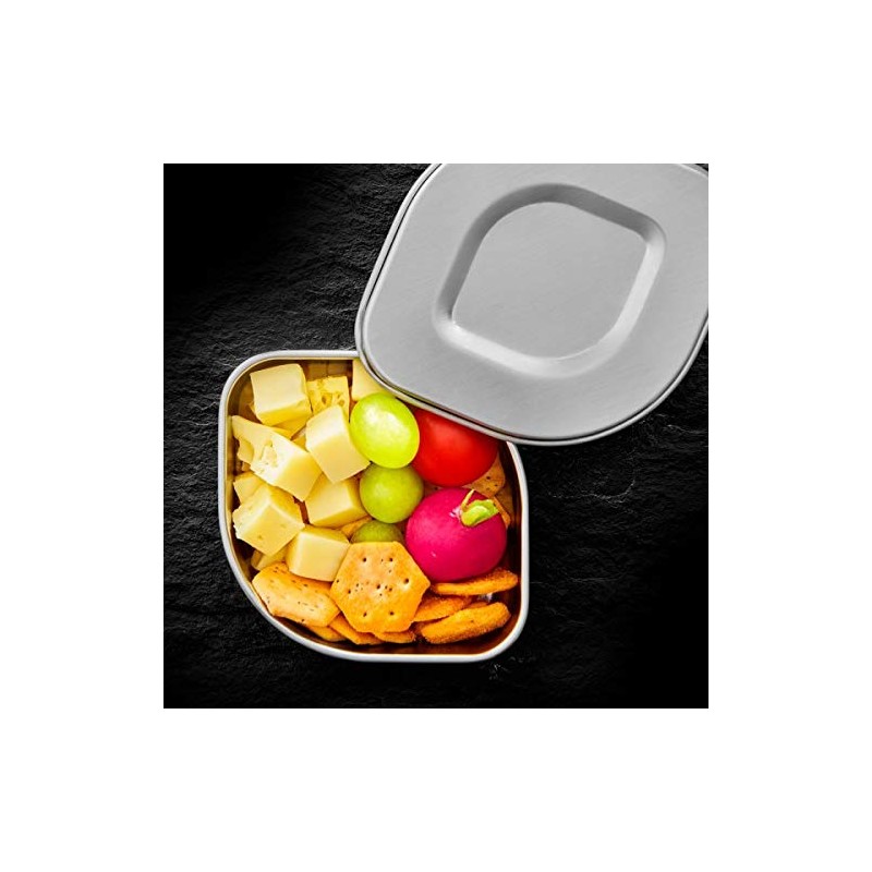 Lurch 240936 Lunch Box/Snack Box (350 ml) Stainless Steel