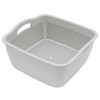 Kitchen Colander Drain Basin 2 in 1 Plastic Basket Strainer