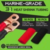 GearIT 0 Gauge CCA Ground Wire (25FT Each - Black