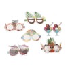 18pcs Paper Eyeglasses 6 Styles Funny Hawaiian Paper Sunglasses for