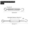 sourcing map M5 Hook and Eye Turnbuckles for Cable Wire