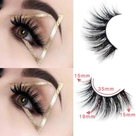 Veleasha Veleasha Lashes 5D Faux Mink Lashes Fluffy False Eyelashes Handmade Eye Lashes Wispy Lightweight Fake Lashes Luxurious Volume Fake Eyelashes 7 Pairs Pack (Dubai)