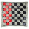 Brybelly Large Checkers Set - Giant Checkers Game for Indoor/Outdoor