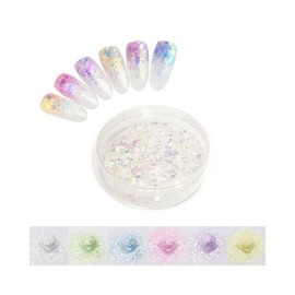 Lumina D Glitter Large Capacity Nail Art Sparkling Shine 30g 6 Types to Choose from/Shine Glitter 30g-0 6 yellow