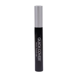RED by KISS Quick Cover Root Touch Up Rescue (Jet Black), Mascara Natural Water-Resistant Temporary Gray Concealer Cover Up Brush for Hair Mustache & Beard, Formulated with Jojoba Oil