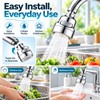 360 Degree Swivel Kitchen Faucet Aerator Adjustable Dual Mode Sprayer