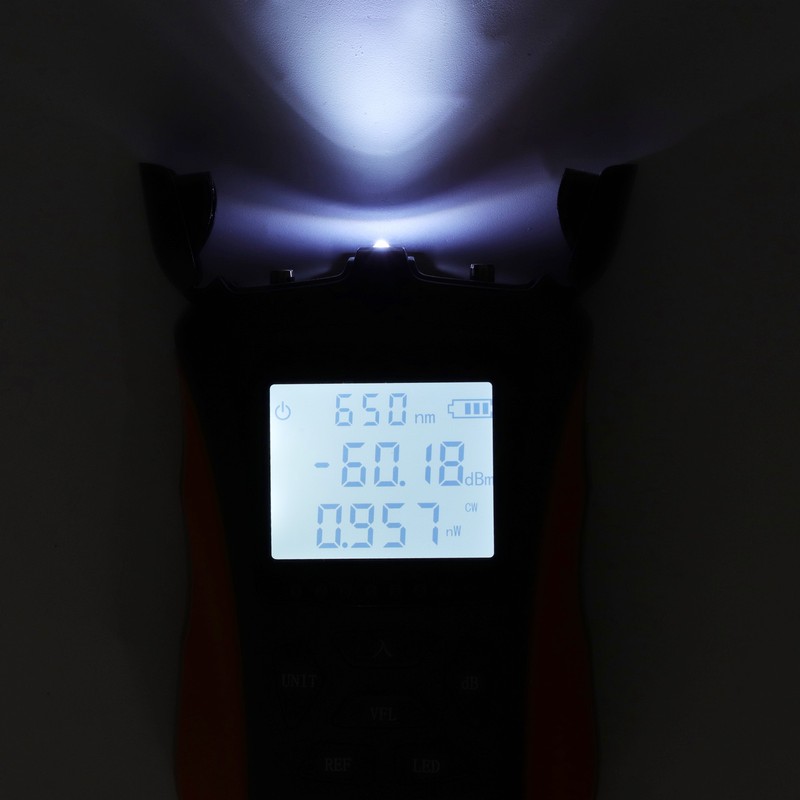 Optical Power Meter Multifunctional 4 in 1 Portable Fiber Light