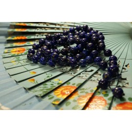 Lapis Lazuli Mala • Hand Knotted Mala Necklace • Jewelry for Men • 8mm • 3055