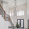 AIRYPHANT Modern LED Chandelier High Ceiling Staircase Chandeliers Foyer Lighting