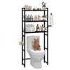 Simple Trending Over The Toilet Storage Rack with Toilet Paper
