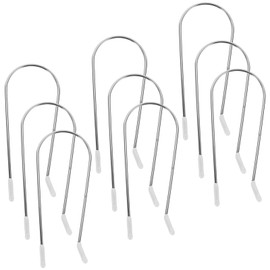 FRCOLOR 16pcs Hot Curler Clips Replacement Stainless Steel Securing Clips for Electric Rollers for and Salon Use for All Hot Roller Keeps Hair Intact and Beautiful