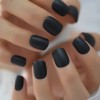 Sure Things 24 Short Black Matte Press on nails kit