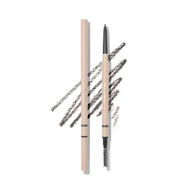 SHEGLAM Insta-Fill Eyebrow Pencil Long Lasting Non-Sticky Sweatproof Matte Eye Brow Pen Makeup - Gray
