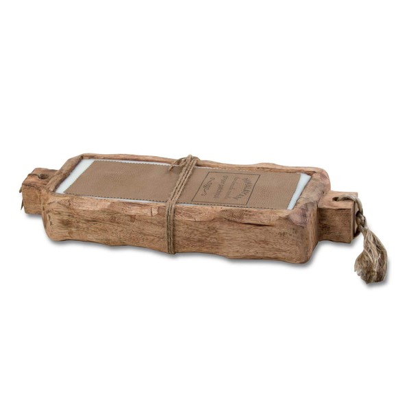 Himalayan Trading Post Driftwood Tray Candle (Ginger Patchouli, 44oz)