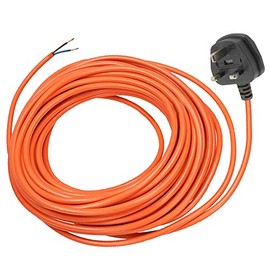SPARES2GO Cable & Lead Plug for Bosch Rotak 34 34R 36 36R Lawnmower (12 Metre)