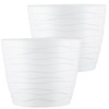 Tymar Flower Pot, 2 Pack Round Shape Planter, Indoor Planter,