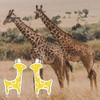 Giraffe Earrings Hypoallergenic 925 Sterling Silver Animal Stud Earrings Jewelry