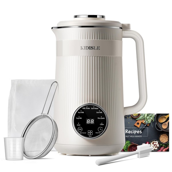 KIDISLE 8 in 1 Nut Milk Maker Blender, 32oz Homemade