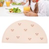 Baby Placemat Infant Children Travel Portable Silicone Flexible Cute Cartoon