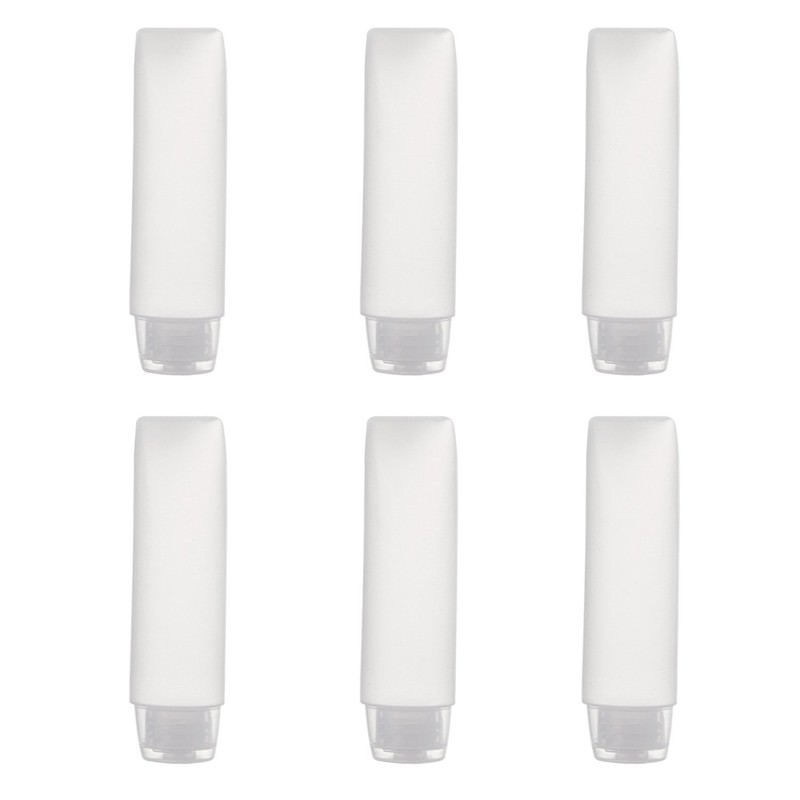 OTO 6 Pack Travel Size Plastic Squeeze Bottles for Liquids,