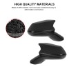 CheroCar Carbon Fiber Side Mirror Cover Horn Cap Decor for