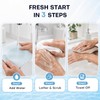 Bulk Disposable Rinse Free Bath Sponges, No Rinse Bathing Wipes