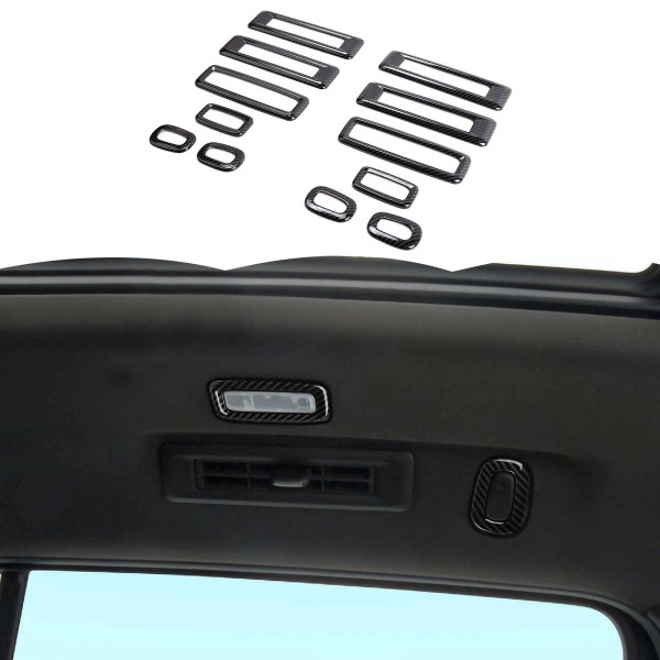 RT-TCZ Carbon Fiber Middle Rear Roof Reading Light Lamp Panel