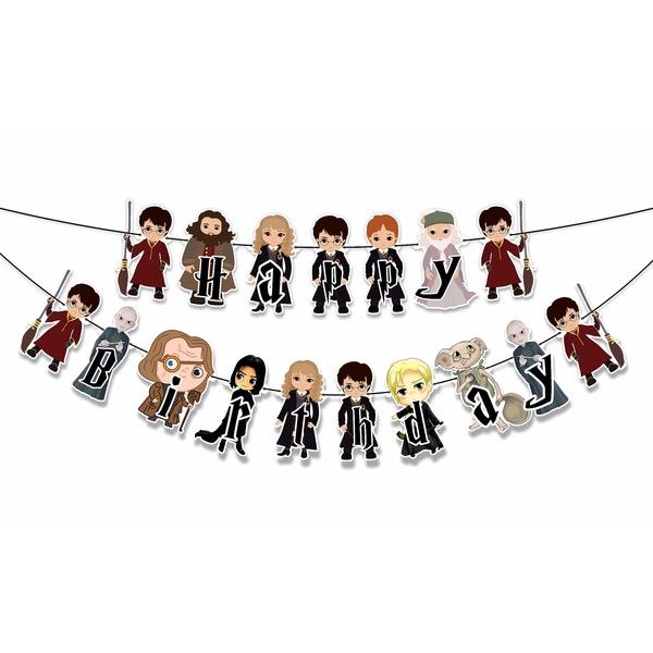 Seyal® Harry Poter Happy Birthday Banner