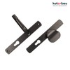 KOTARBAU® Door Handle Set 92 mm Long Plate Black Profile